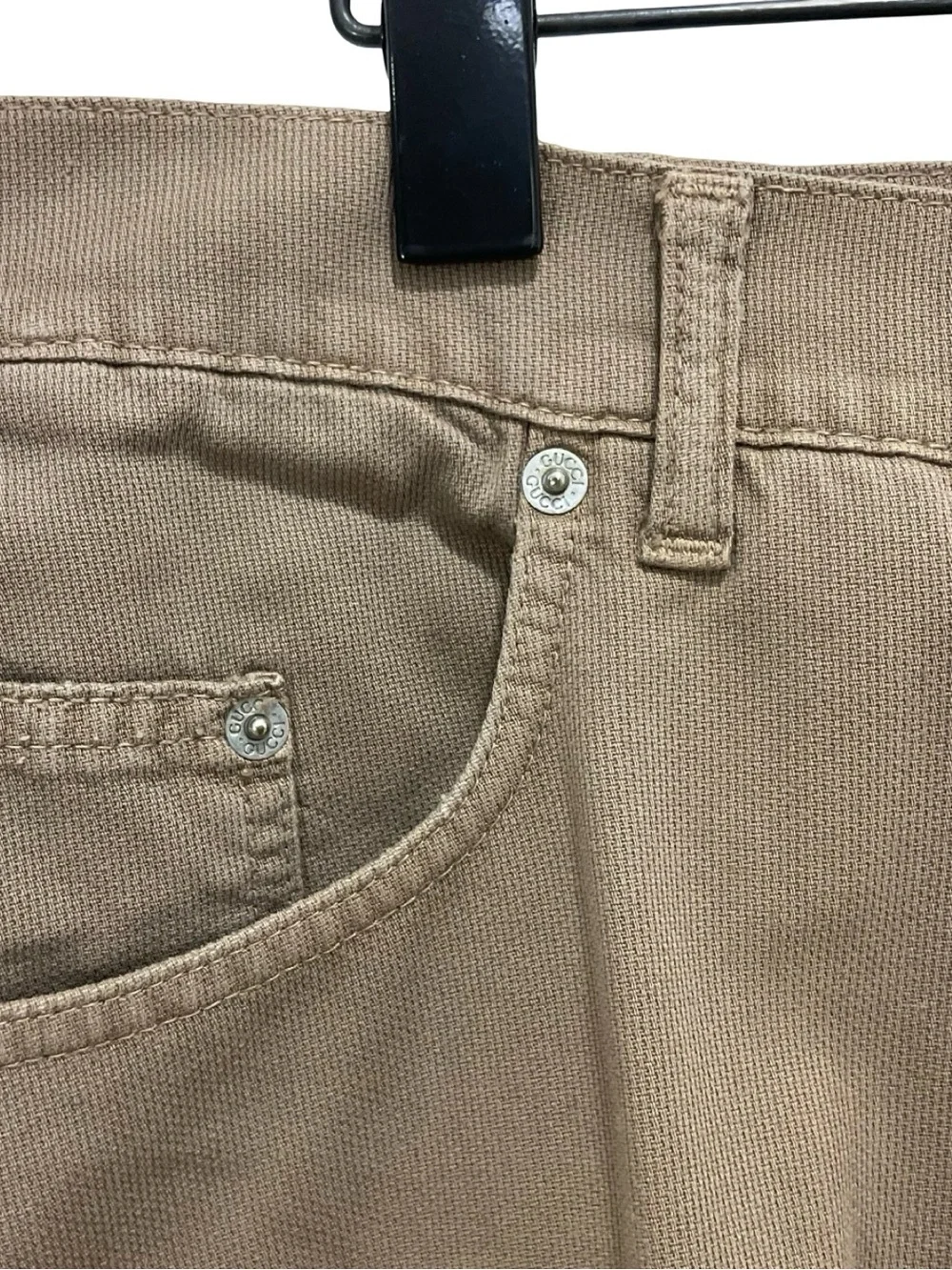 Gucci Vintage Men’s Straight Khaki Jeans Size 54